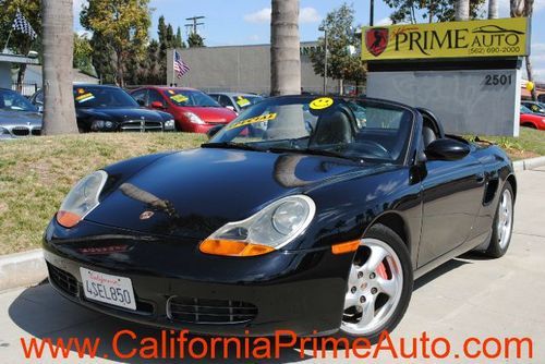 Porsche boxster s black / black one owner 6 speed gorgeous real drivers wanted!