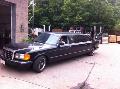 1982 mercedes benz stretch limo 27k miles no reserve 380 sel classic nr