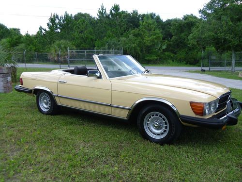 1980 mercedes 450sl, rust free, superb condition, florida car