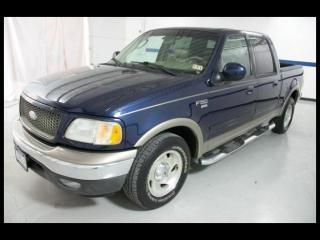 03 f150 supercrew lariat 4x2, 5.4l v8, auto, leather, alloys, clean 1 owner!