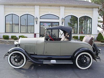 Restored roadster with rumble seat - henry ford's pride and joy