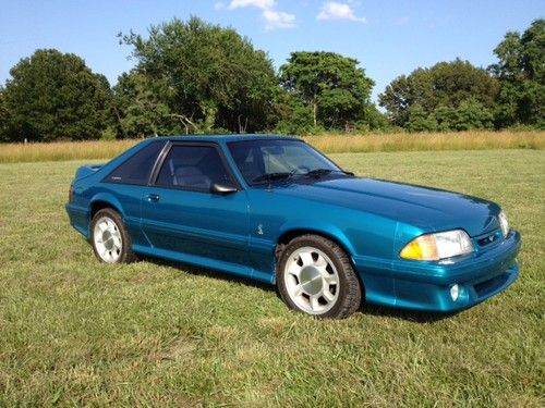 1993 ford mustang cobra teal 5.0 supercharged