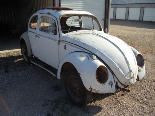 1961 vw, volkswagen, bug, beetle, ragtop, sunroof project car
