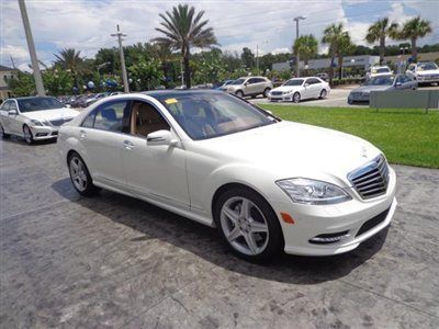 2011 mercedes benz s550 certified pre owned diamond white panorama roof
