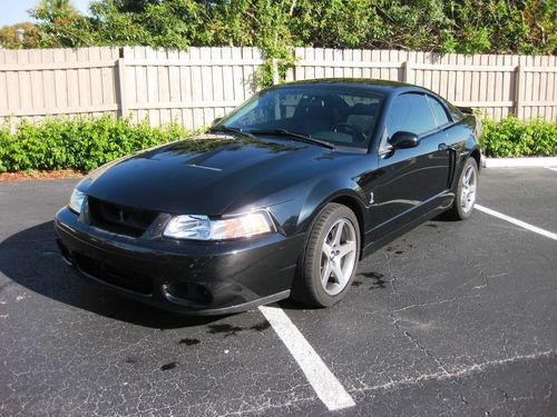 2003 ford mustang svt cobra black supercharged coupe 450 hp