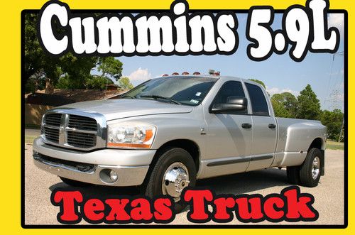 Texas truck cummins slt 4dr dually turbo diesel l6 5.9l cummins 6speed trans