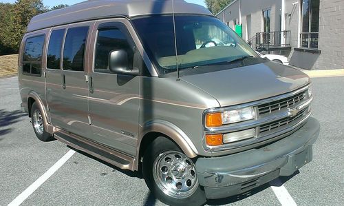 2000 chevy express 1500 conversion van, fully loaded, leather, designer edition