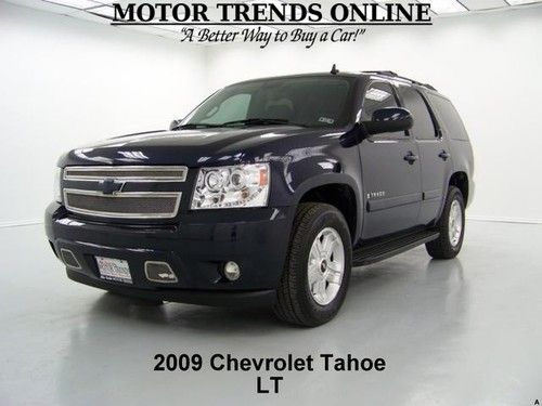 2009 lt dvd two tone leather halo lights tow pkg 8 pass chevy tahoe 80k