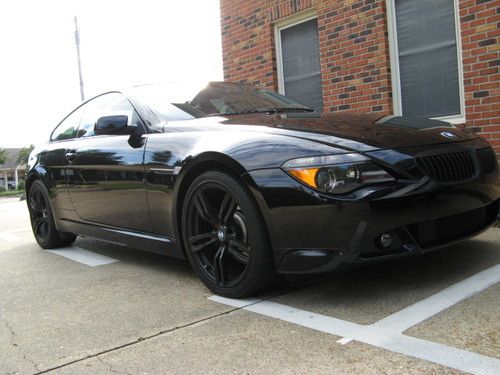 645ci, 650 ci, with a m6 sport package, black/black, nav, panoramic roof, as new