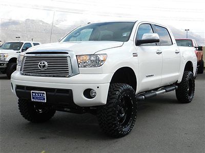 Toyota crew max limited 4x4 navigation roof leather custom new lift wheels tires