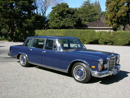 1972 mercedes-benz 600 swb limousine - sunroof - original window sticker