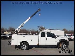 Xl powerstroke diesel 9&#039; reading service body utility crane dually - we finance!