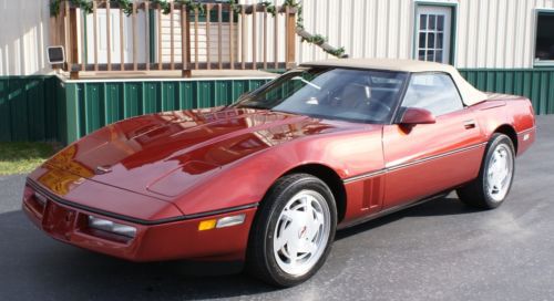 1988 chevrolet corvette loaded convertible with only 18,000 miles