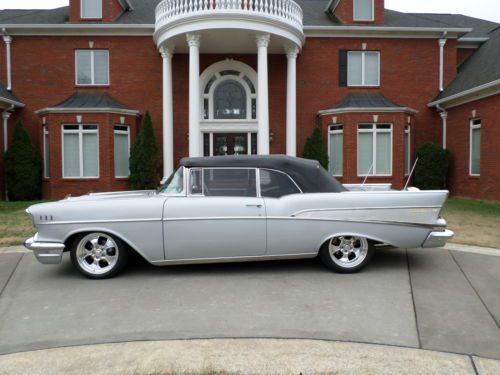 1957 bel-air convertible resto mod! 1955 delivery financing trades loaded