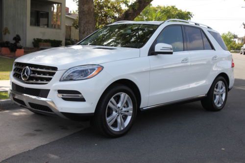 2014 mercedes-benz ml350 bluetec diesel 4-matic, 1400 miles, absolutely loaded!
