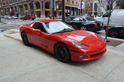 2007 chevrolet corvette  ls2, clean carfax,with 40k miles,red/black , 6-speed