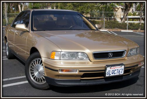 1991 acura legend ls sedan 4-door 3.2l 61.7k gold/tan - immaculate