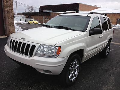 2002 jeep grand cherokee limited   4x4  one owner    rebuilt
