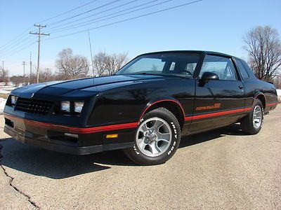 1986 chevy monte carlo ss hard top,solid,factory stock,clean inside,runs great!!