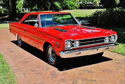 Fully restored simply beautiful 1967 plymouth belvedere gtx tribute 440 v-8 a/c