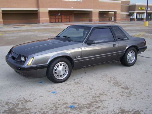 1987 mustang ssp coupe - ex texas dps car - very clean car!