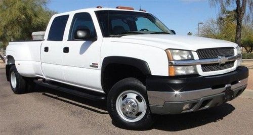 2003 chevy duramax 3500 4x4 wrecked  loaded !!!!