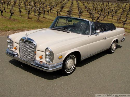 1969 mercedes-benz 280se cabriolet numbers matching california w111 convertible