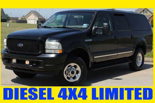 2003 excursion limited diesel 4x4,clean title,serviced,rust free