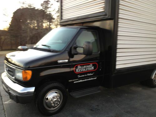 2006 ford e350 outdoor rotating mobile billboard truck company