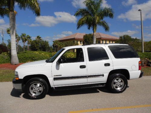 Florida 2003 chevrolet tahoe ls 2wd w/leather and third row! rust free!
