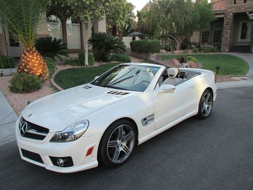 2009 mercedes-benz sl63 amg convertible 6.3l lots of extras private seller