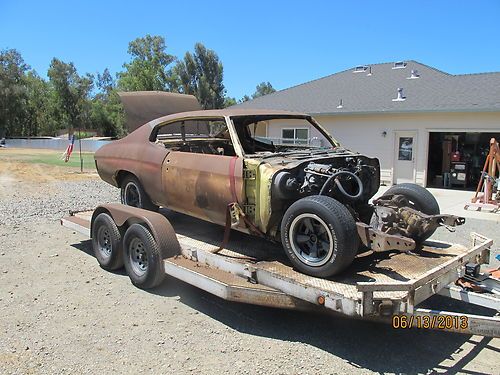 1972 chevelle ss 454 4 speed project very rare