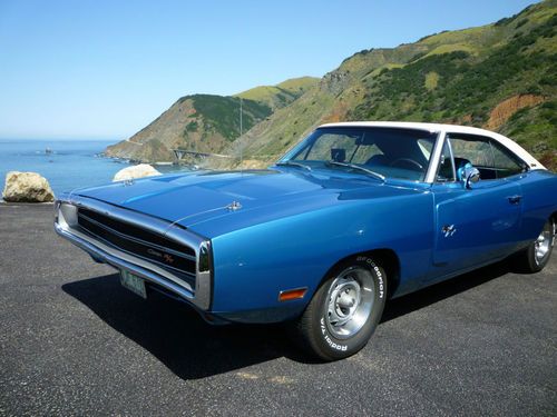 1970 dodge charger r/t rt 440 6 pac pack six b5 blue auto 70 muscle car mopar