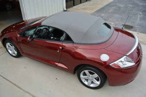 2007 eclipse spyder, auto, 1 owner,power top,leather, heated seats, 26,930 miles