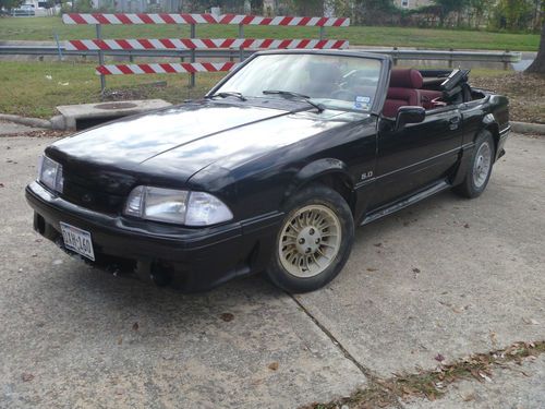1988 ford mustang 5.0 convertible 5 speed project car