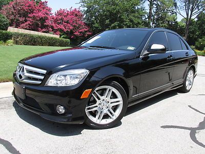 09 mercedes-benz c350 sport package 3.5l v6 leather bluetooth sunroof