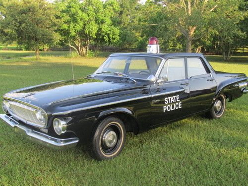 1962 dodge dart 330 cold a/c original 70k miles police car state trooper parade