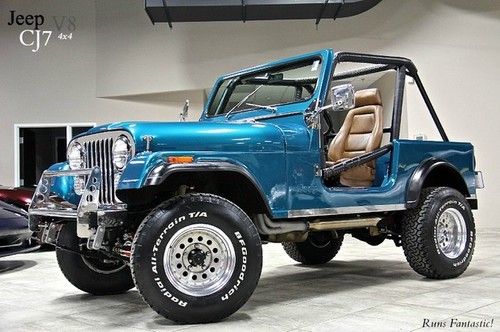 1983 jeep wrangler cj7 4x4 *frame-off restoration* 383ci stroker v8 enkei wheels