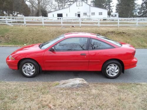 1998 chevrolet cavalier 2dr coupe low miles md state inspected