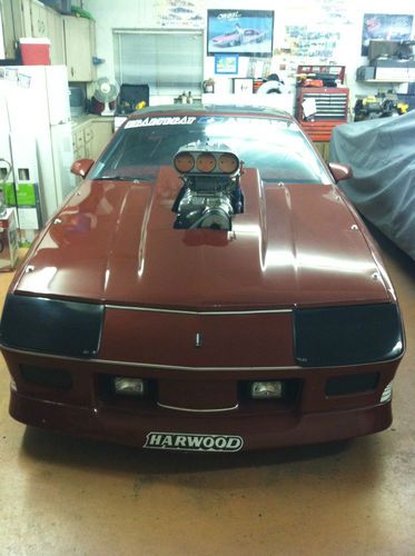 1988 chevy camaro muscle car t-top tubular chassis strip  or street 671