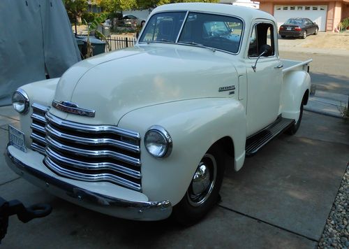 1949 chevy 3100 half ton pickup truck 5 window deluxe cab   no reserve