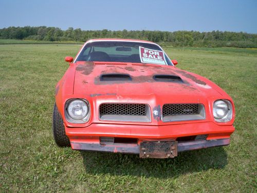 1976 pontiac firebird formula build sheet project parts car rare find trans am