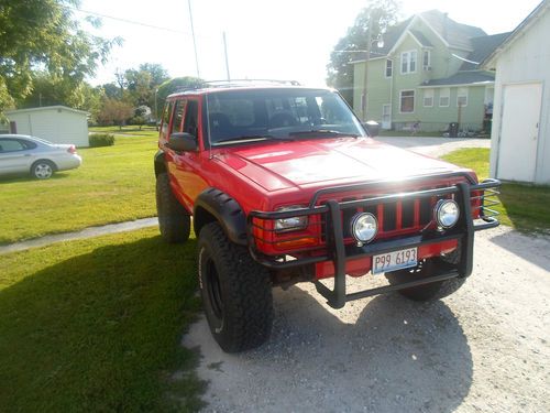 1999 jeep cherokee sport 4x4 4.0l sunroof full power lifted 35in tires