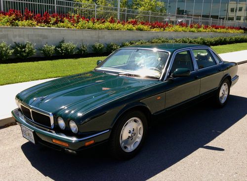 1997 jaguar xj6 "only 26k" british green/tan leather   mint condition