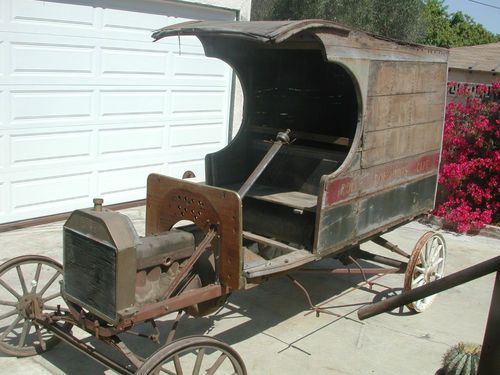 Model t ford bakery delivery truck