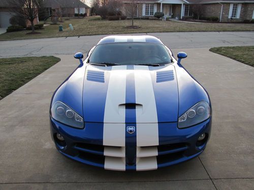 2006 dodge viper blue/white coupe first edition twin turbo 1000+ hp