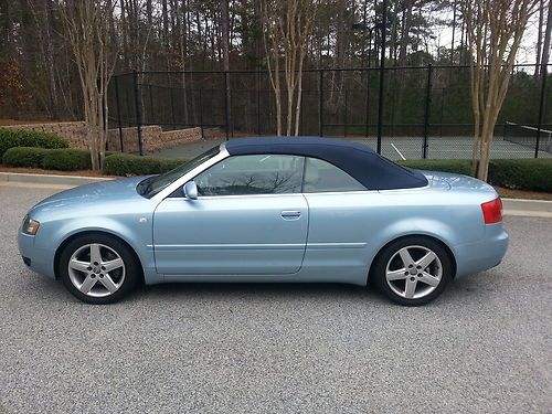 2005 audi a4 convertible 3.0  one owner souther no rust