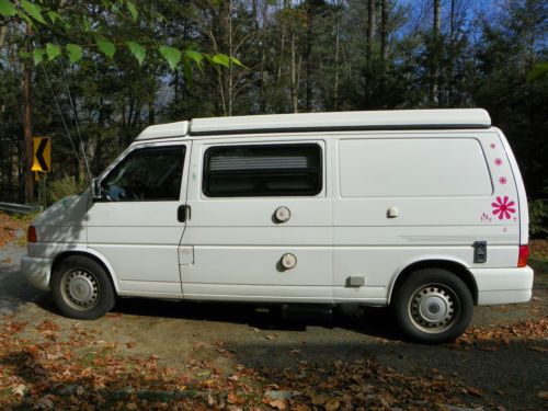 2002 white vw eurovan full camper