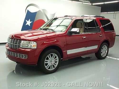2008 lincoln navigator 7pass sunroof climate seats 45k! texas direct auto
