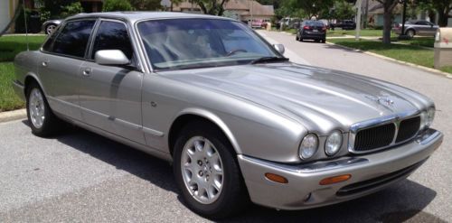 Jaguar xj8 silver 1999 sedan 4-door v8 orlando florida